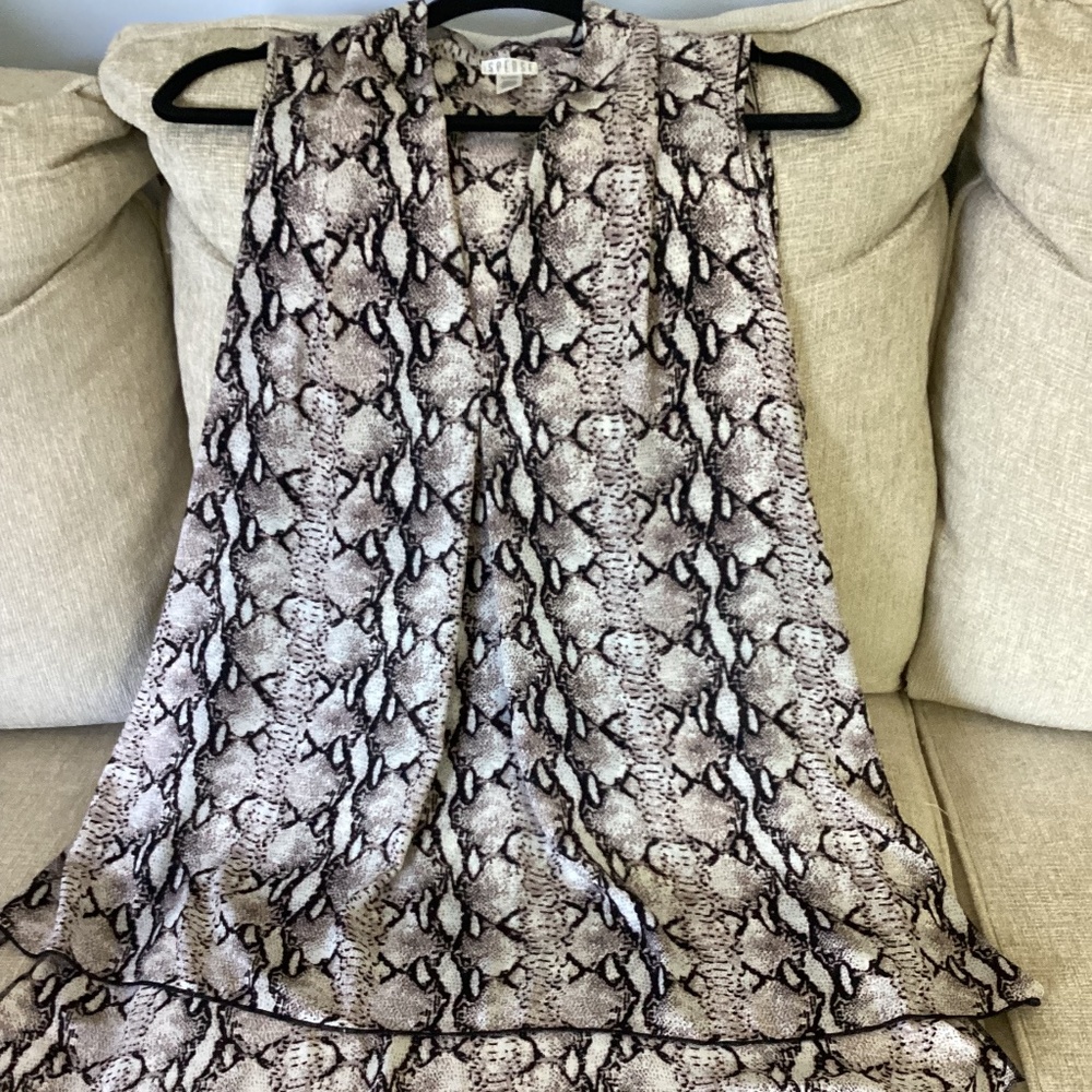 Spense snake animal print a line blouse  XL 1x